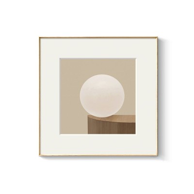 现代简约客厅沙发背景墙装饰画北欧静物抽象卧室挂画正方形墙壁画图4