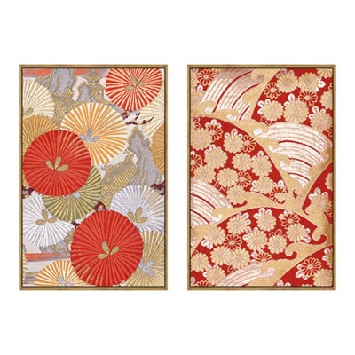 日式挂画禅意花纹日本风格墙面装饰画客厅日料店餐厅茶室玄关壁画图5
