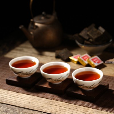 厂家直发云南普洱茶熟茶糯香小方砖迷你金砖沱茶源头批发一件代发图4