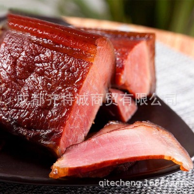 杨大爷 腊肉500g后腿肉四川特产香肠农家自制烟熏腊味培根咸肉图3