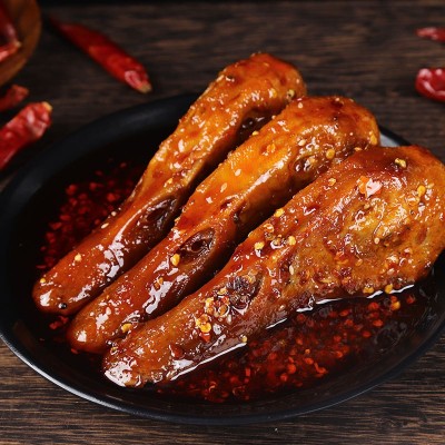 香辣鸭头卤味熟食零食批发厂家好吃的四川特产零食小吃一件代发图2