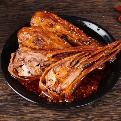 香辣鸭头卤味熟食零食批发厂家好吃的四川特产零食小吃一件代发图5