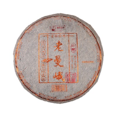 2017年老曼峨古树普洱生茶饼普洱茶批发高山茶叶老农古林图5