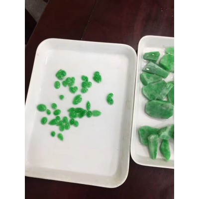 厂家直销批发 天然A货 紫罗兰翡翠手镯缅甸翡翠阳绿飘花玉镯批发图5