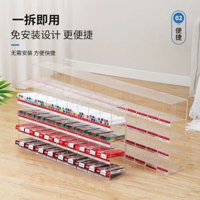 亚克力下笔架展示架马克笔中性笔圆珠笔收纳架文具店摆放架商用 2套起售图5
