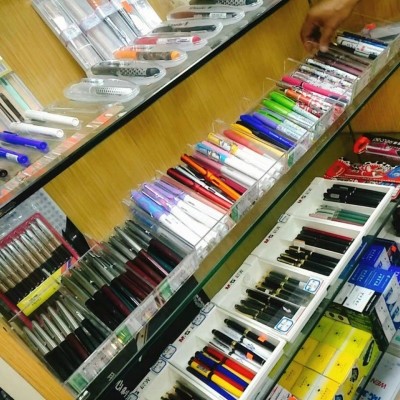 热卖笔陈列架中性笔马克笔眉笔架透明亚克力大容量柜台收纳展示架 2套起售图2