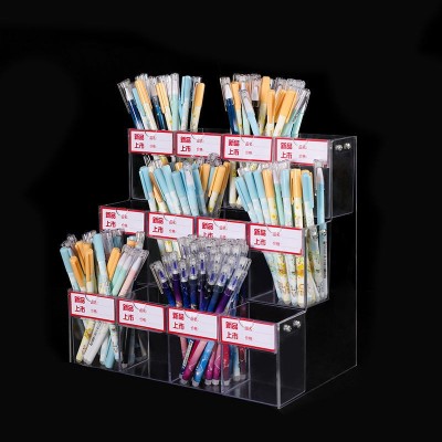 笔架文具店超市笔陈列架笔筒圆珠笔展示架多层阶梯笔收纳架 陈列架 2件起售图3