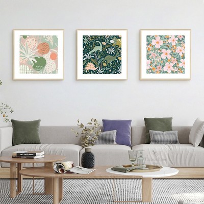 北欧ins奶油风客厅装饰画沙发背景墙餐厅挂画花卉电视柜卧室壁画 2幅起售图4