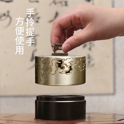香炉纯铜家用创意盘香檀香炉室内茶道熏香炉焚香薰炉摆件厂家批发 2台图3