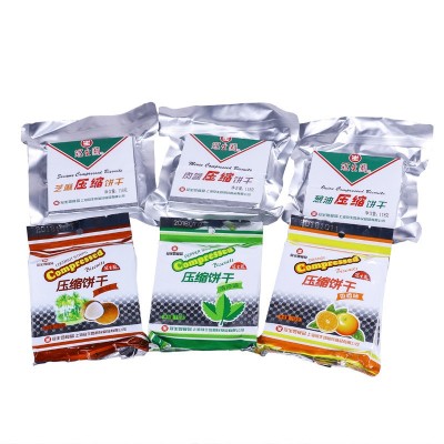 上海冠生园压缩饼干118g*10袋代餐饼干户外旅游干粮特产6种味道 2包起批图4