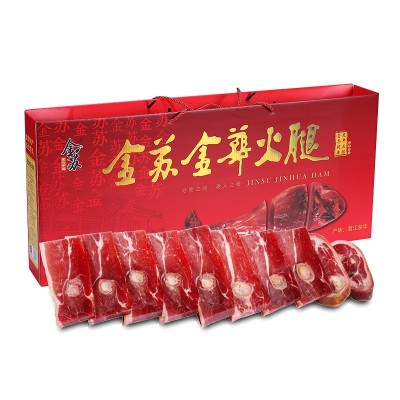 团购批发正宗金华火腿礼盒特产正宗切片火腿肉春节送礼年货置办佳 2份起批 3斤切片礼盒图5