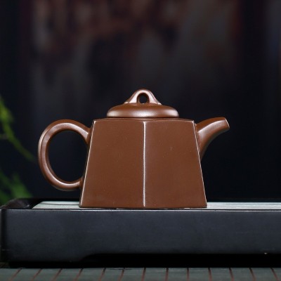 六方金钟茶壶原矿紫泥功夫茶具紫砂壶家直销一件代发货雨中砂厂家2个起批图2