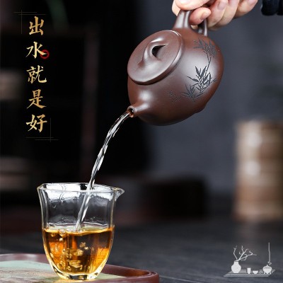宜兴原矿紫砂壶石瓢壶手工中式家用功夫小茶壶单人茶具 工厂批发 2个起批图4