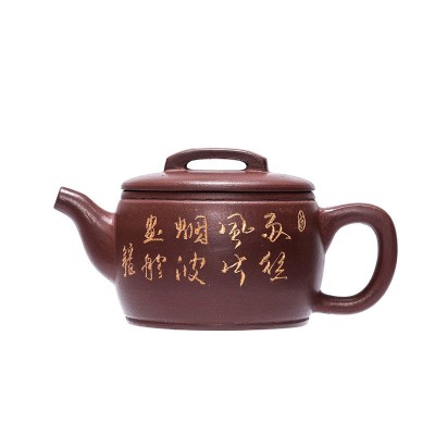 宜兴紫砂壶小容量手工茶壶茶具家藏原矿老紫泥汉瓦壶厂家一件代发 2个起批图5