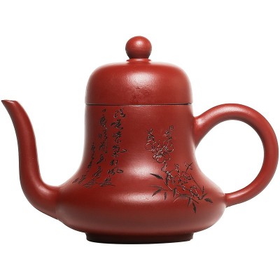 批发宜兴名家原矿大红袍紫砂壶 全手工思亭茶壶功夫茶具一件代发 3个起批图3