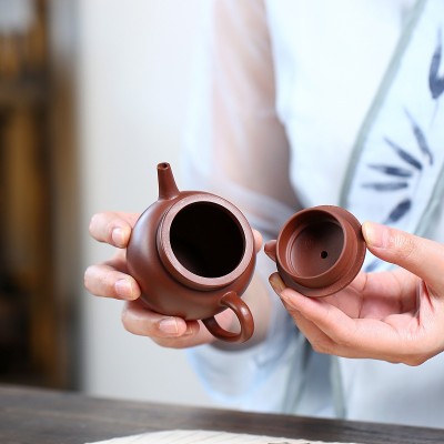宫灯底槽清小品紫砂壶小容量茶具批发代发工堂厂家茶壶双层盖壶 2个起批图2
