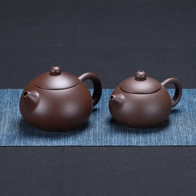 西施壶大小壶批发紫砂壶一件代发代理原矿紫泥半手工茶具厂家直销 2个起批图3