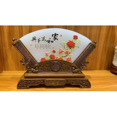 大展鸿图玉石屏风玉器商务摆件开学毕业礼品教师节天然玉石摆件图3