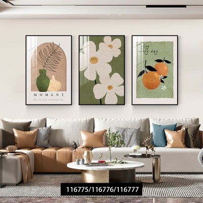 北欧客厅装饰画沙发背景墙暖居墙画墙壁挂画现代简约三联装饰壁画图2