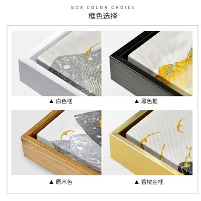 莫奈复刻世界名画日出印象客厅装饰油画现代简约沙发背景餐厅挂画图3