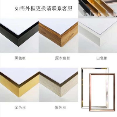 石头实物纯手绘油画现代抽象客厅装饰画轻奢沙发背景墙三联画图2