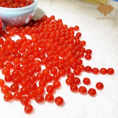 卓越珠宝红玛瑙无孔半孔单珠玉髓散珠批发半成品DIY装饰品2-20MM图3
