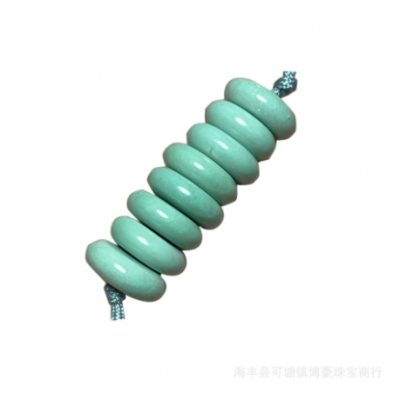 菱镁矿绿松石隔片垫片高瓷盘玩变色优化隔珠各类配饰蒙松厂家批发图5
