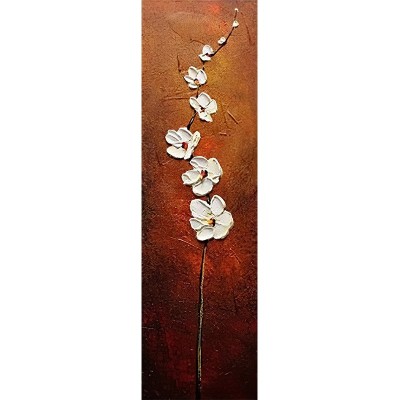 客厅画 装饰画 酒店挂画 金色抽象 油画 白桦林树林 艺术五联装饰 2副起批图5