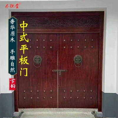 直销中式仿古门窗 东阳木雕复古门窗 寺庙宗祠民宿木制格栅门窗 2平方米起批图4