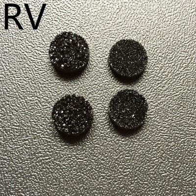 8mm圆形Druzy水晶晶簇裸石 玛瑙晶洞晶牙耳钉戒面配石DIY图5