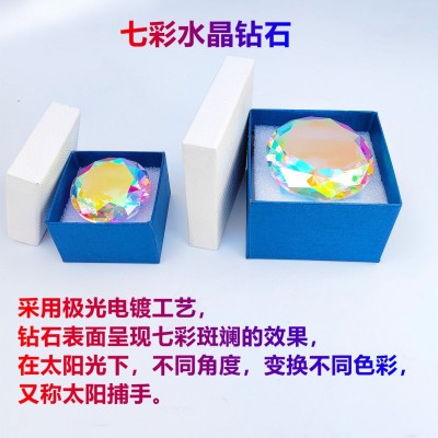 儿童塑料宝石玩具水晶盒子海盗百宝箱公主亚克力钻石串珠绕珠玩具图3