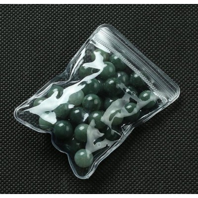 翡翠A货油青散珠冰种玉珠子圆珠子DIY配件手链项链珠配件4mm-13mm图2