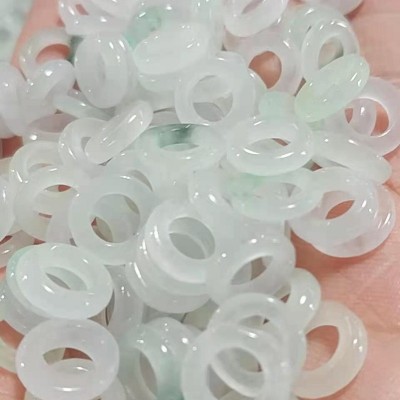 10mm玉圈扣 巴山玉环扣圈 DIY饰品配件散珠编项链挂绳配珠批发图3